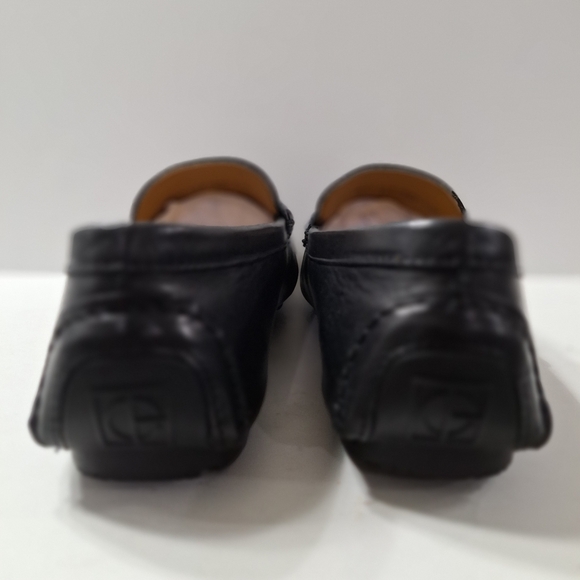 Cole Haan Men's Black Buckle Leather Careerwear Preppy Slip On Loafers Size 8.5 - Picture 3 of 13